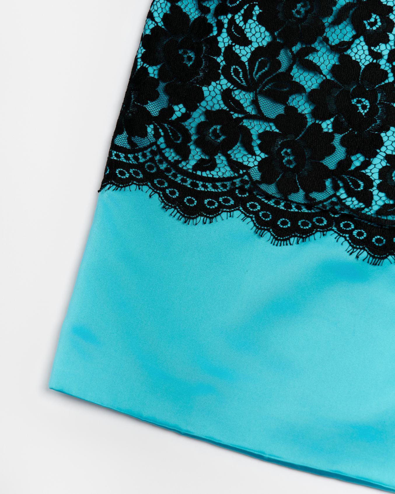 Dolce & Gabbana Electric Blue Lace Dress