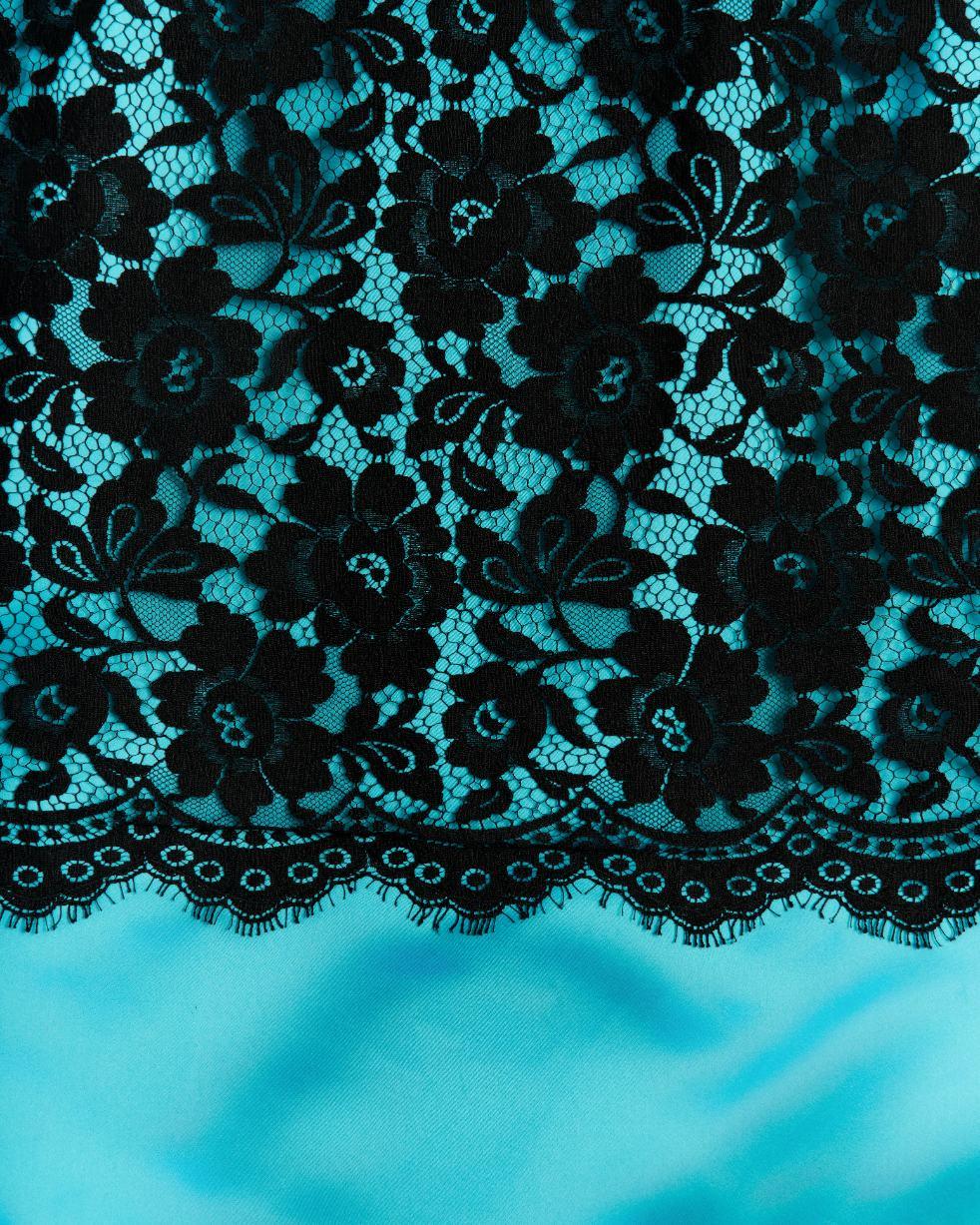 Dolce & Gabbana Electric Blue Lace Dress