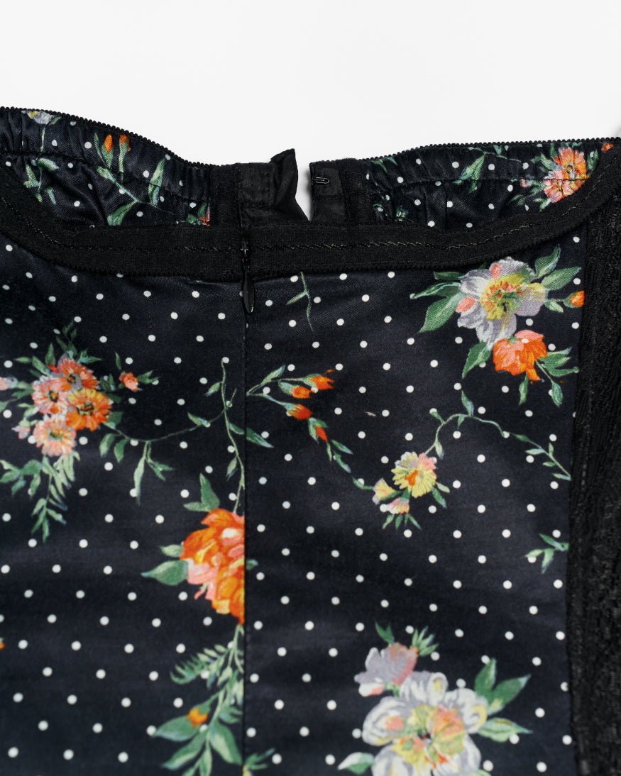 Dolce & Gabbana Floral Polka Dress