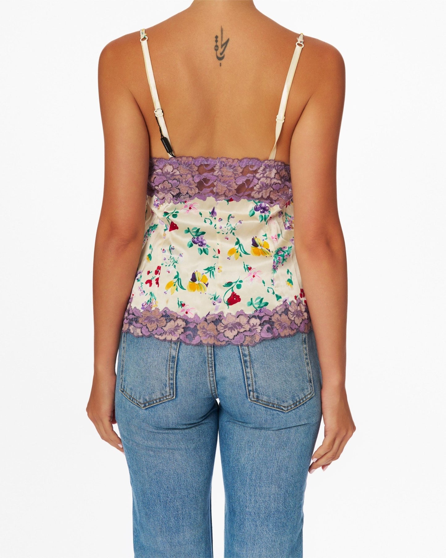 Dolce & Gabbana Lace Floral Camisole