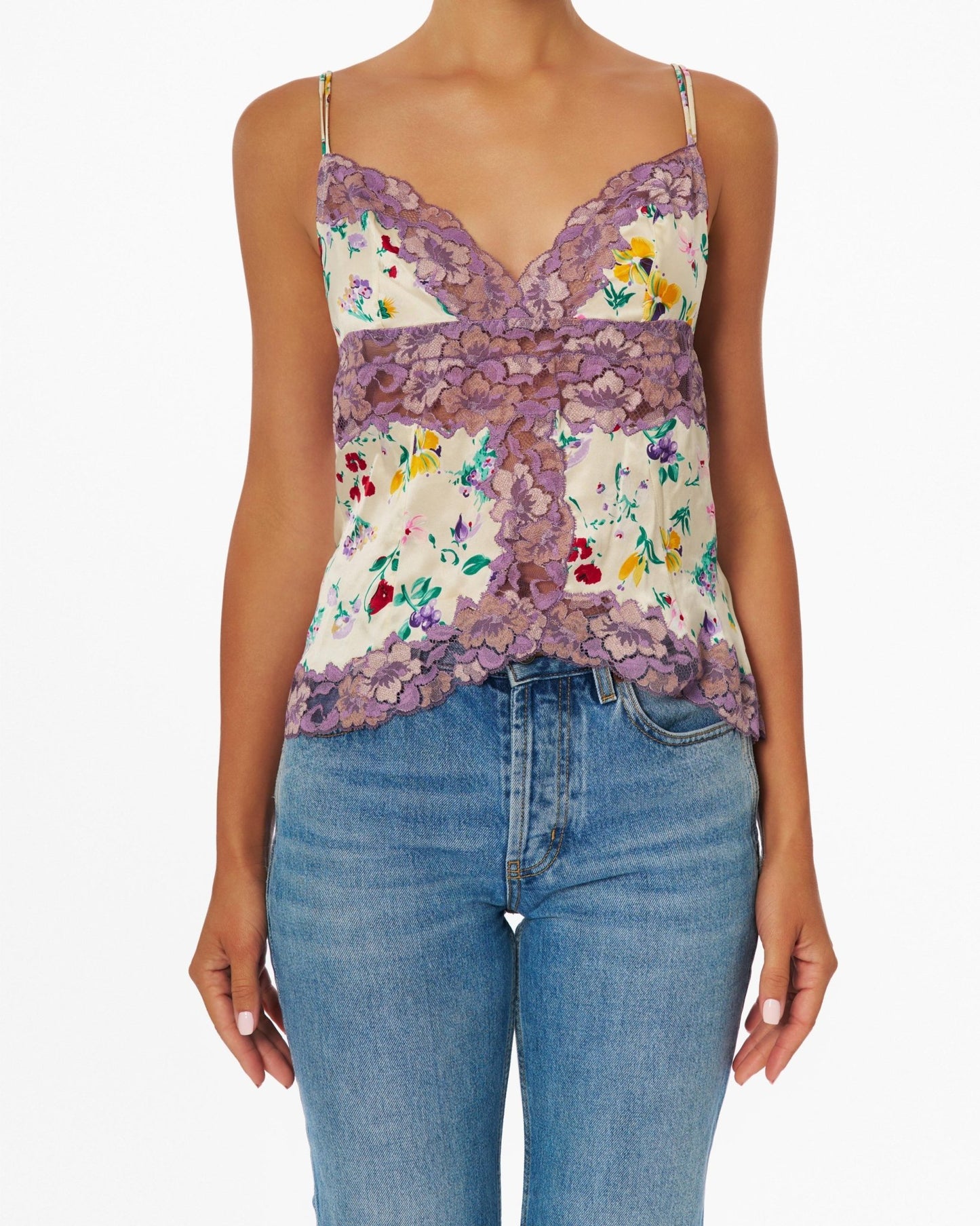 Dolce & Gabbana Lace Floral Camisole