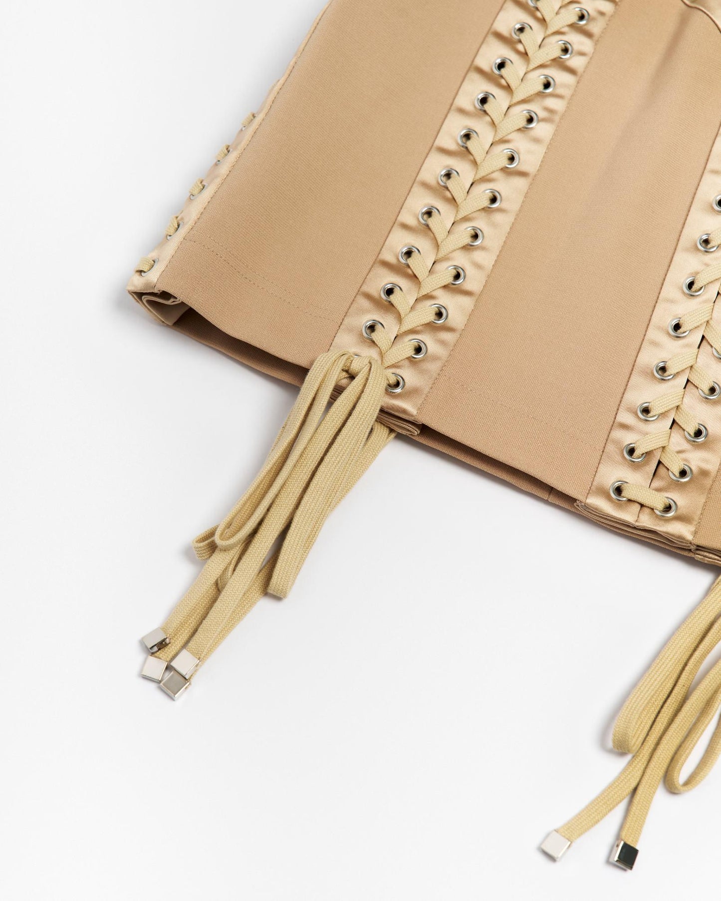 Dolce & Gabbana Lace-Up Corset Skirt