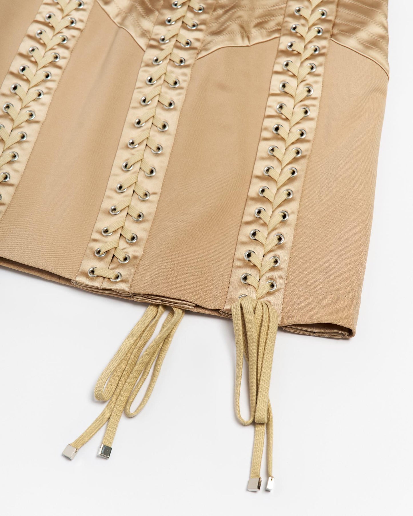 Dolce & Gabbana Lace-Up Corset Skirt