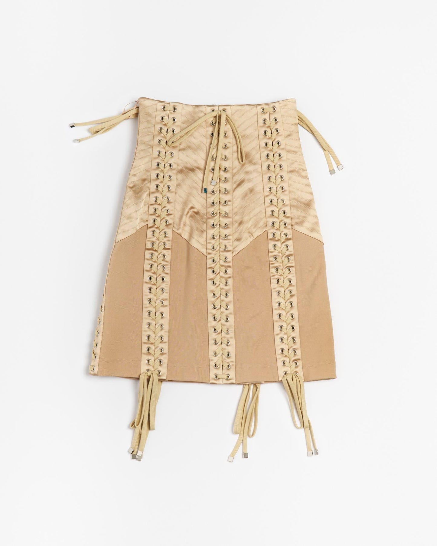Dolce & Gabbana Lace-Up Corset Skirt