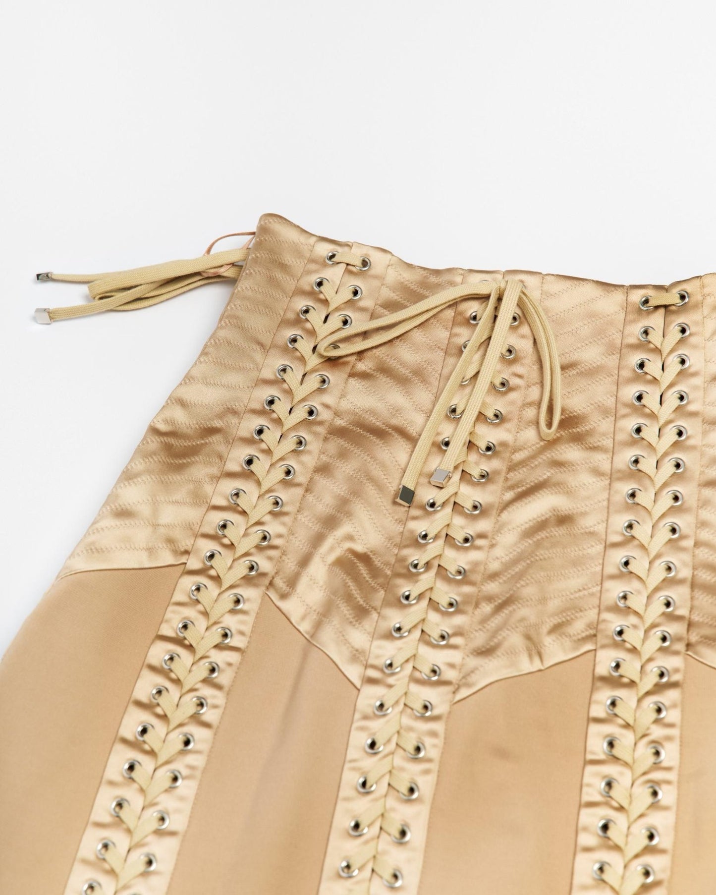Dolce & Gabbana Lace-Up Corset Skirt