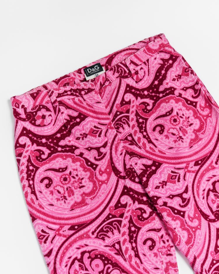 Dolce & Gabbana Velvet Trousers