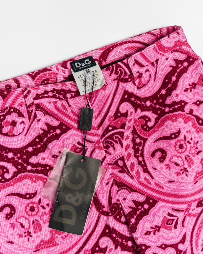 Dolce & Gabbana Velvet Trousers