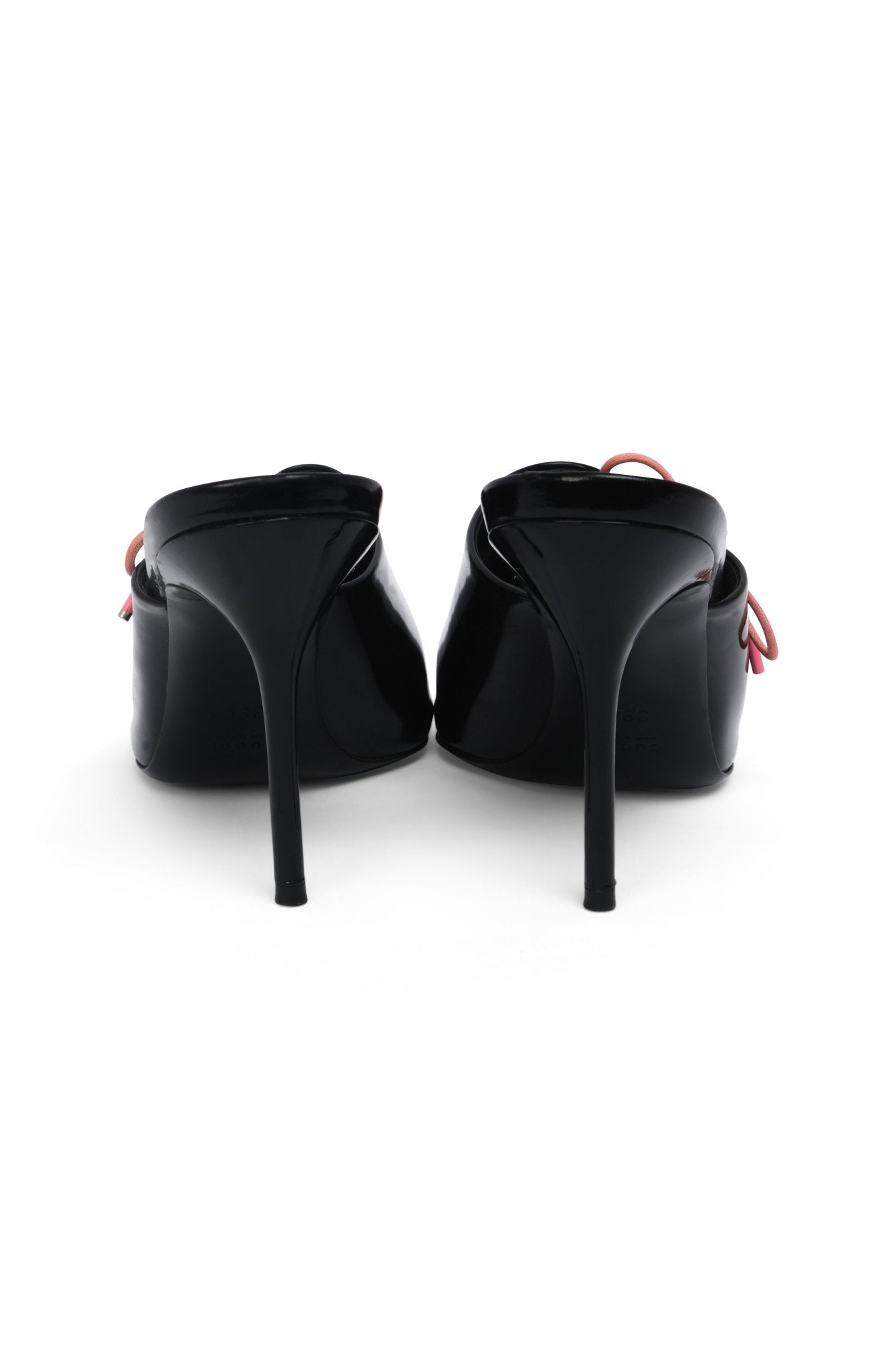 Gucci Lace Up Mules