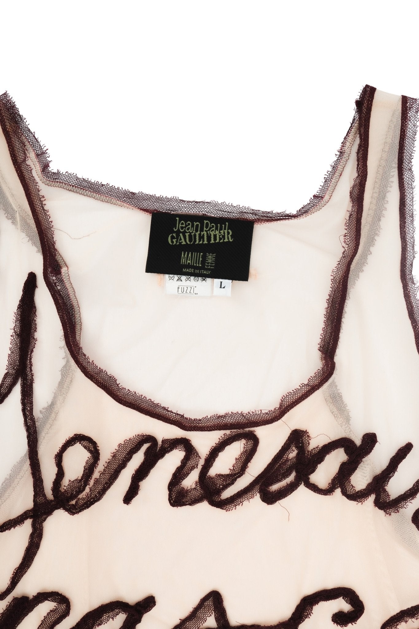 Jean Paul Gaultier Sheet Tank