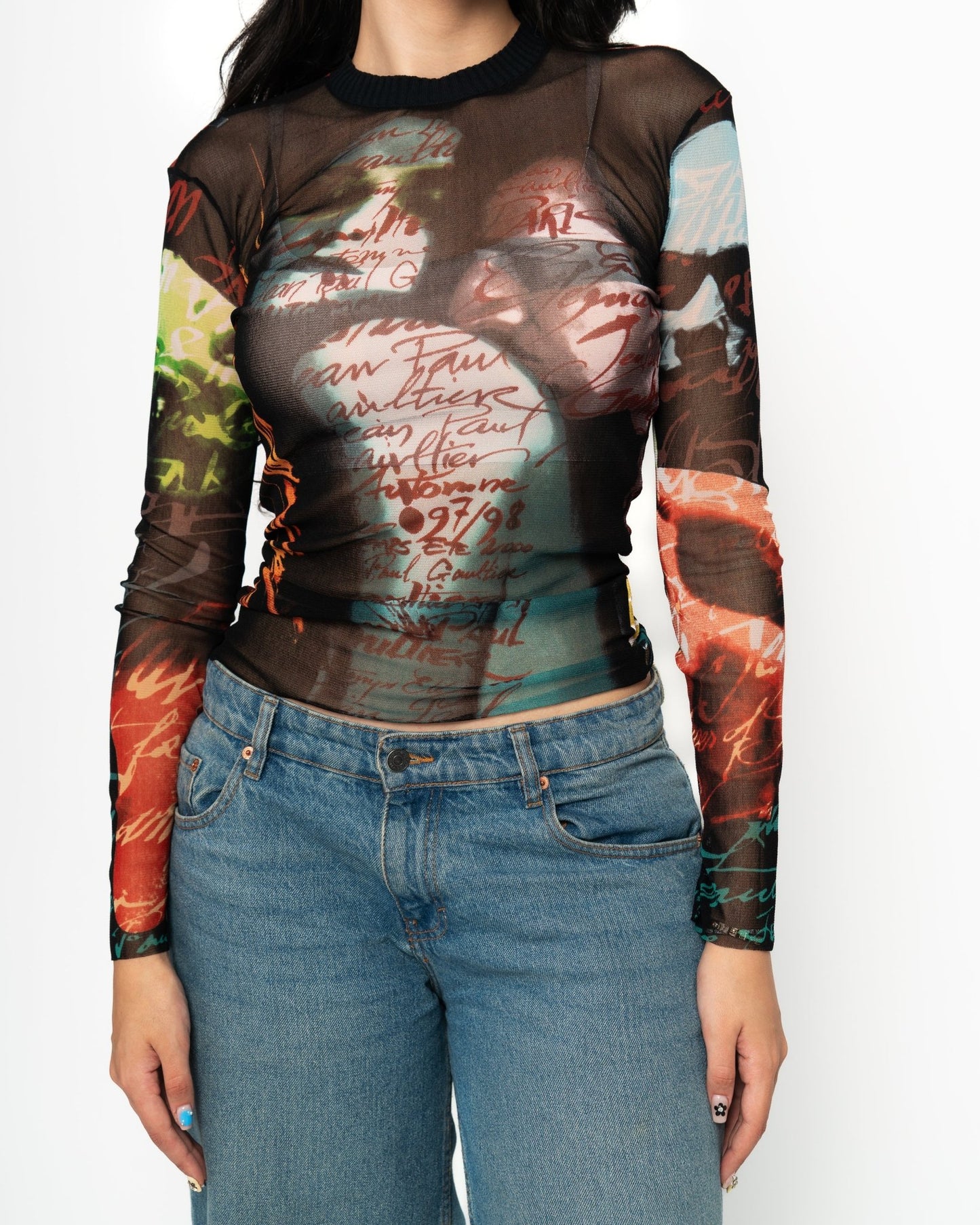 Jean Paul Gaultier Vintage Tattoo Top