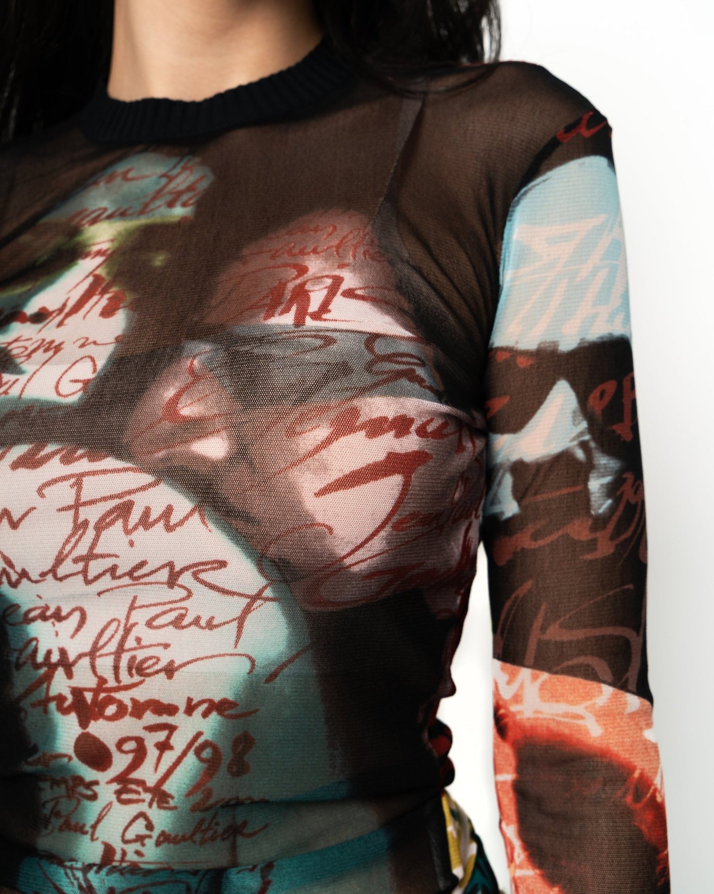 Jean Paul Gaultier Vintage Tattoo Top