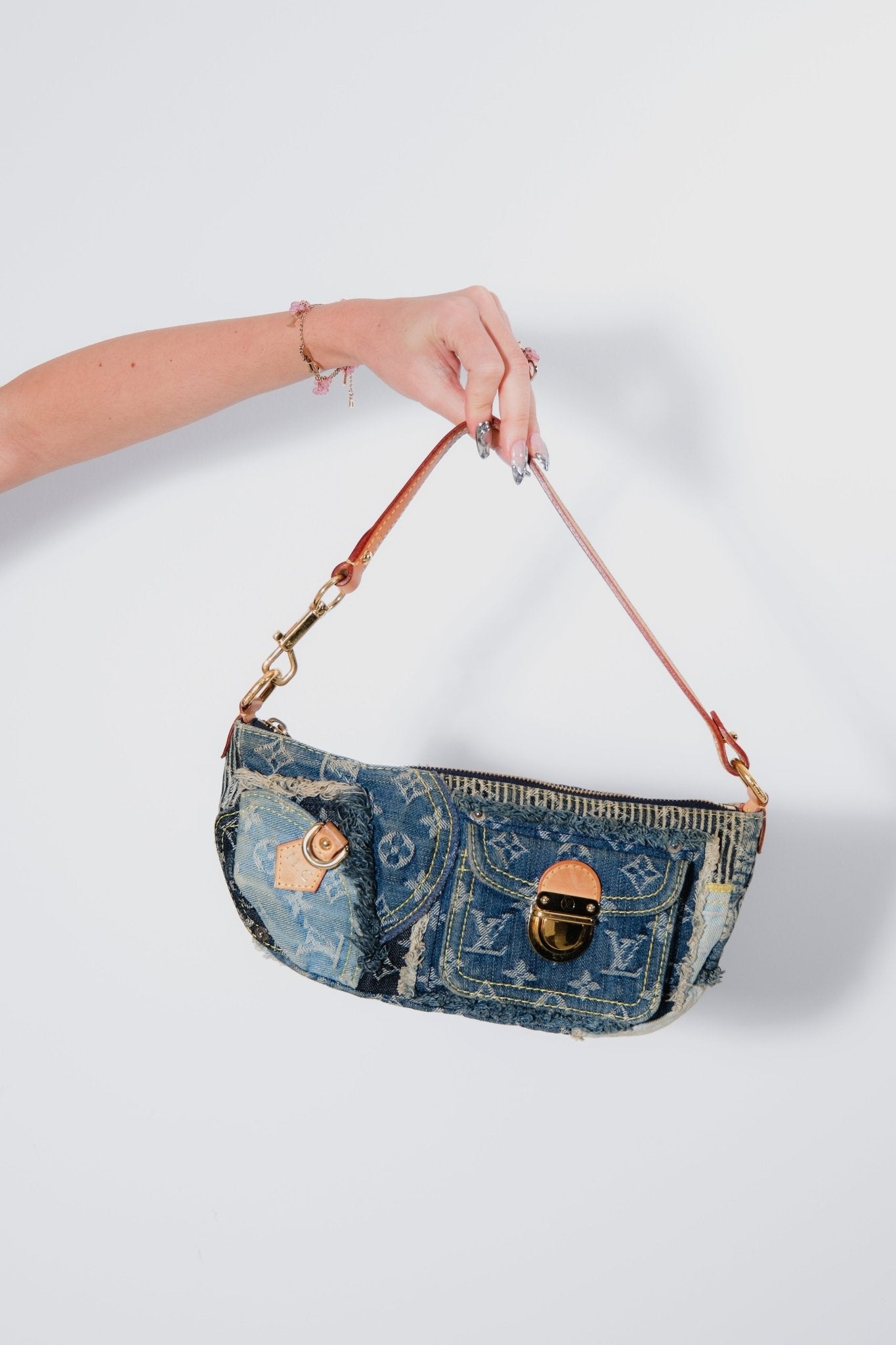 Louis Vuitton Vintage Denim Pochette