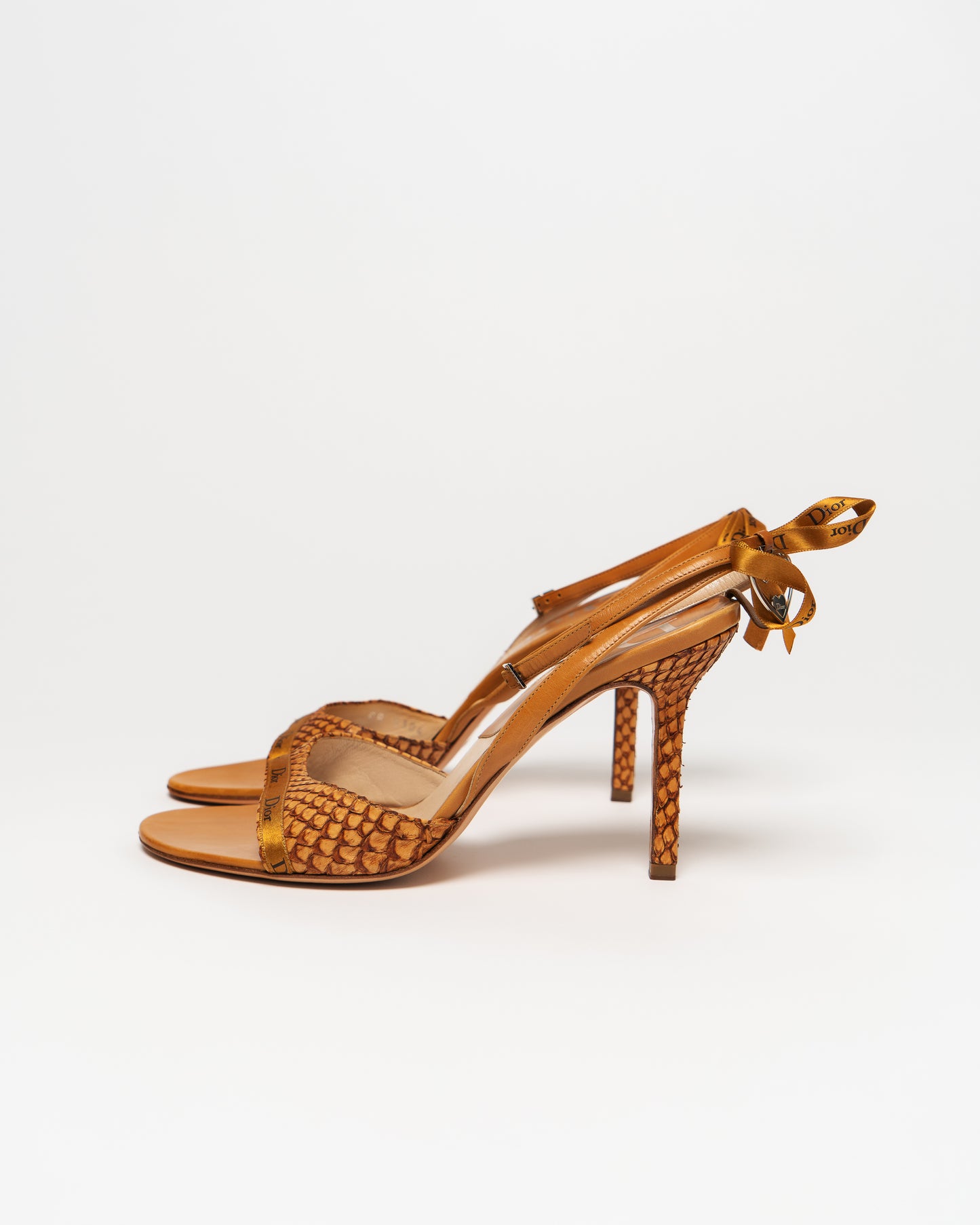 Dior Vintage Python Heels