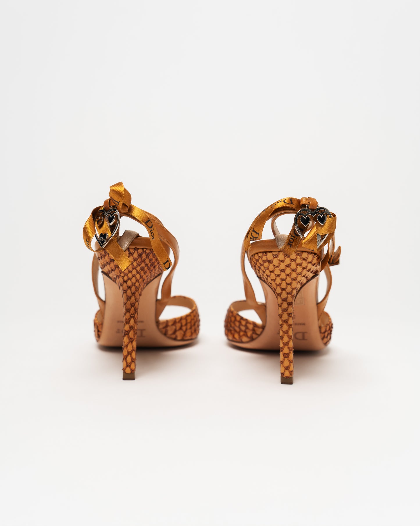 Dior Vintage Python Heels