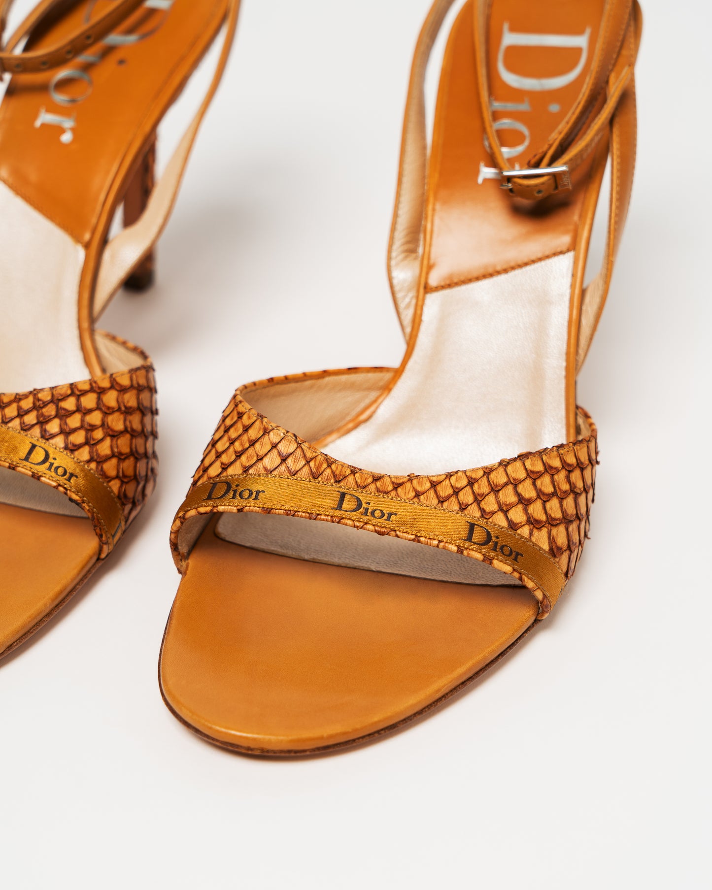 Dior Vintage Python Heels