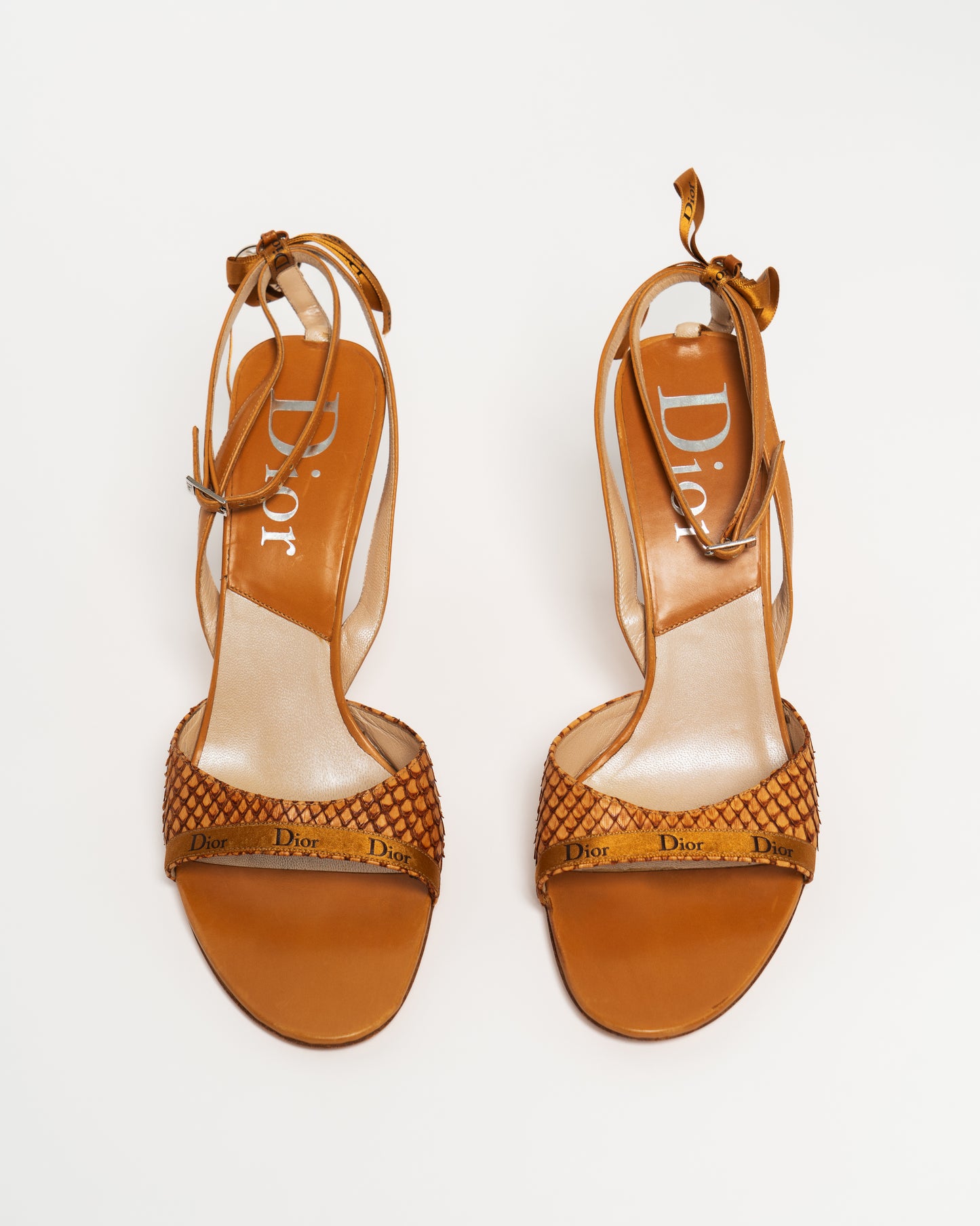 Dior Vintage Python Heels