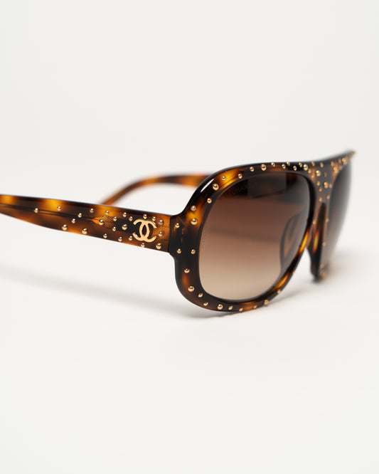 Chanel Vintage Studded Aviators