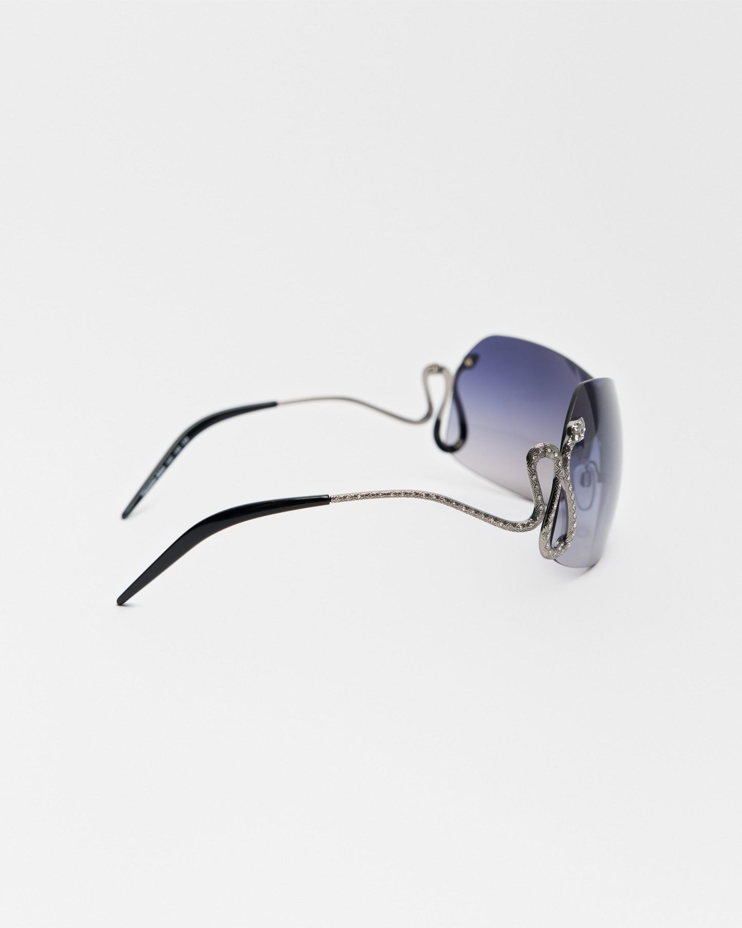Roberto Cavalli Rimless Shield Sunglasses