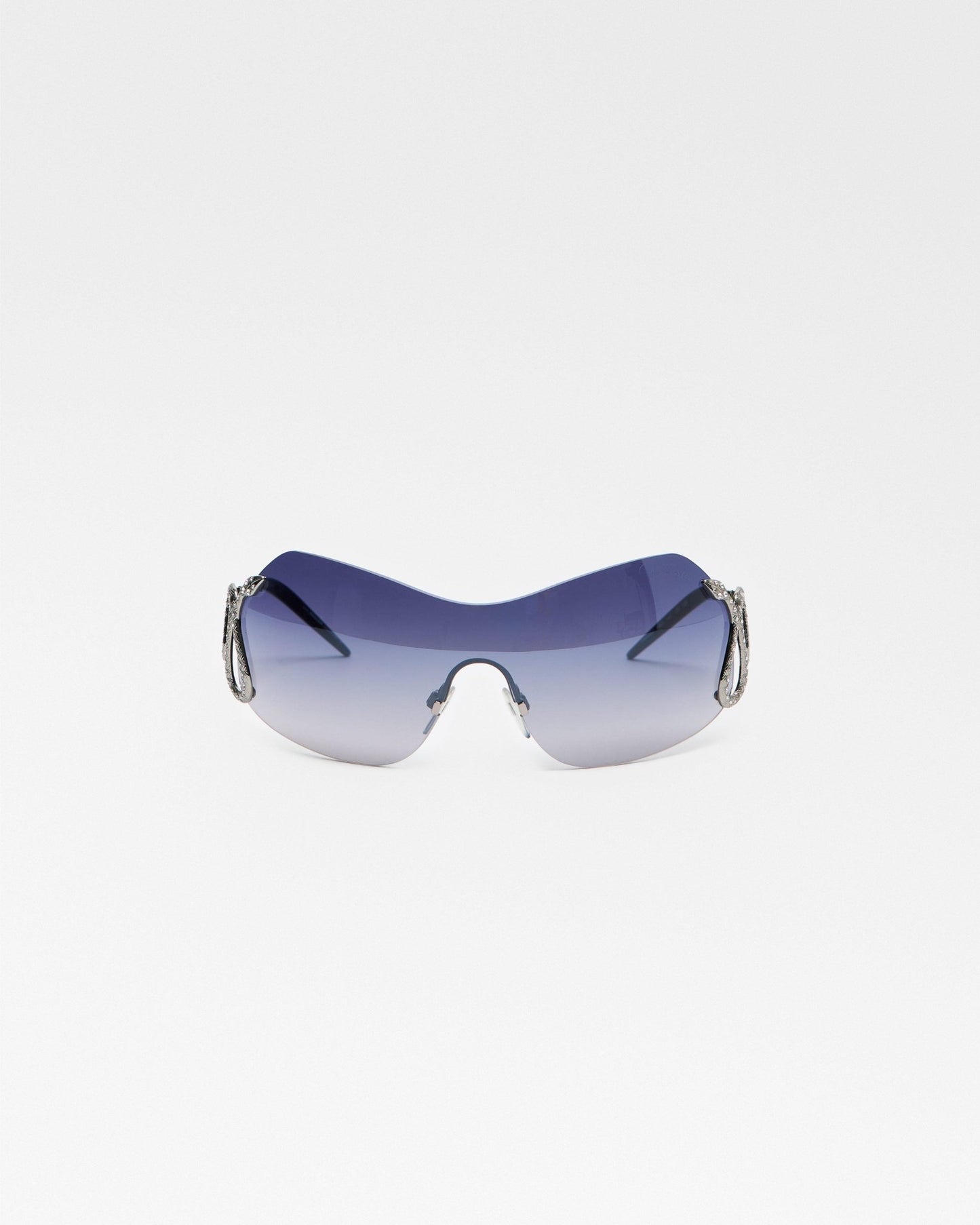 Roberto Cavalli Rimless Shield Sunglasses