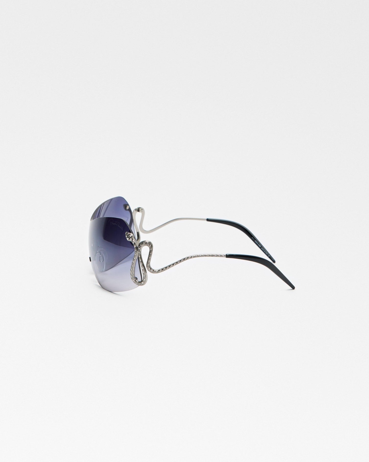 Roberto Cavalli Rimless Shield Sunglasses