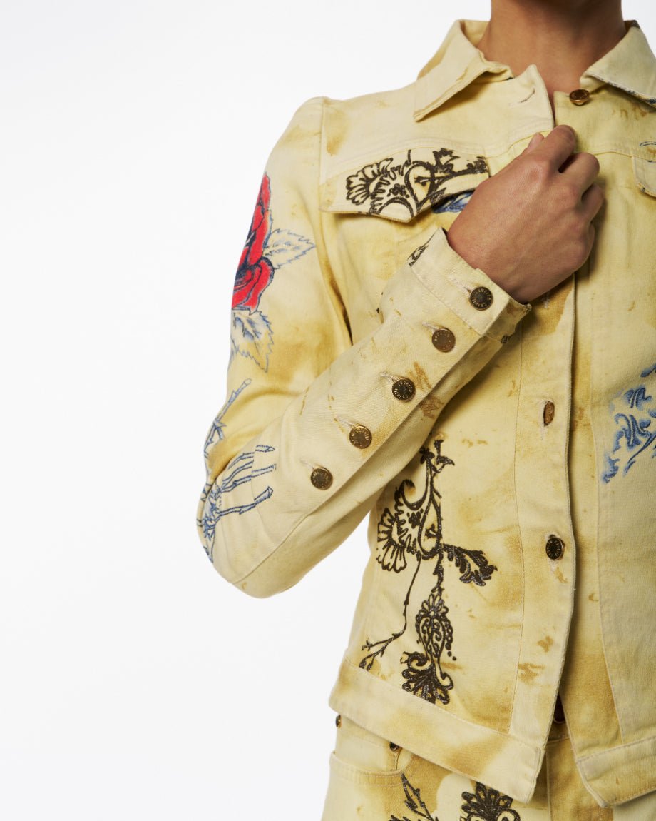 Roberto Cavalli Runway Denim Suit