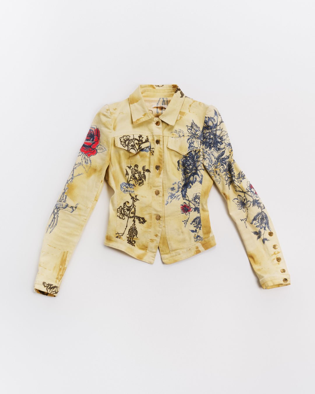 Roberto Cavalli Runway Denim Suit