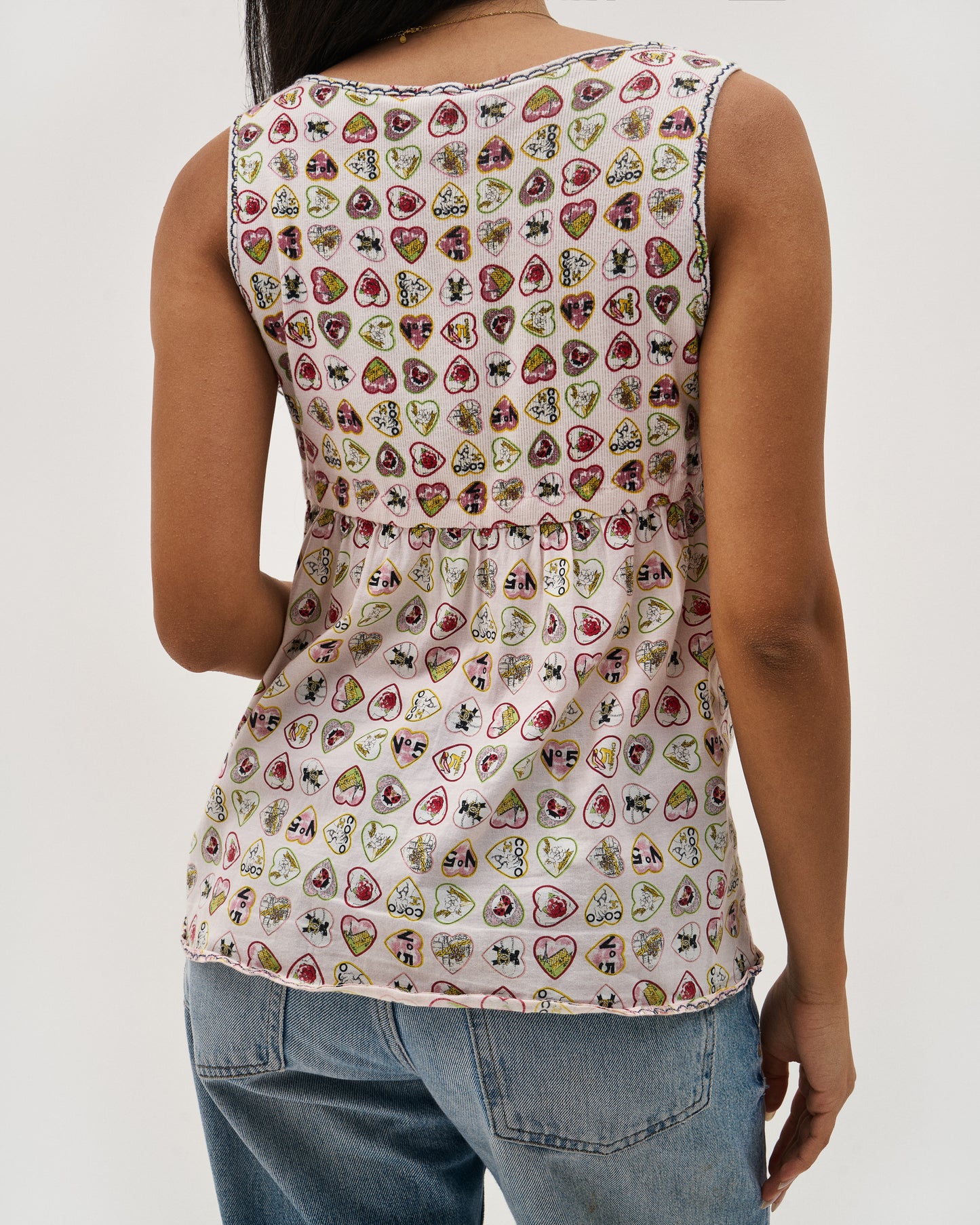 Chanel Vintage Hearts Top