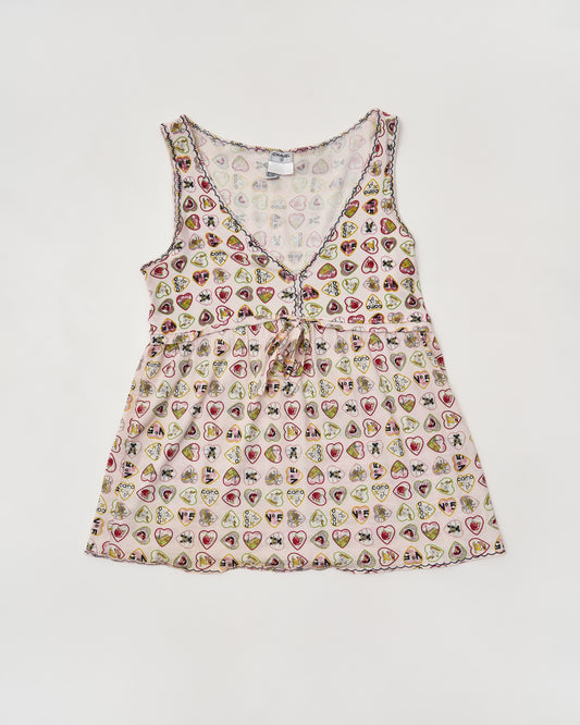 Chanel Vintage Hearts Top