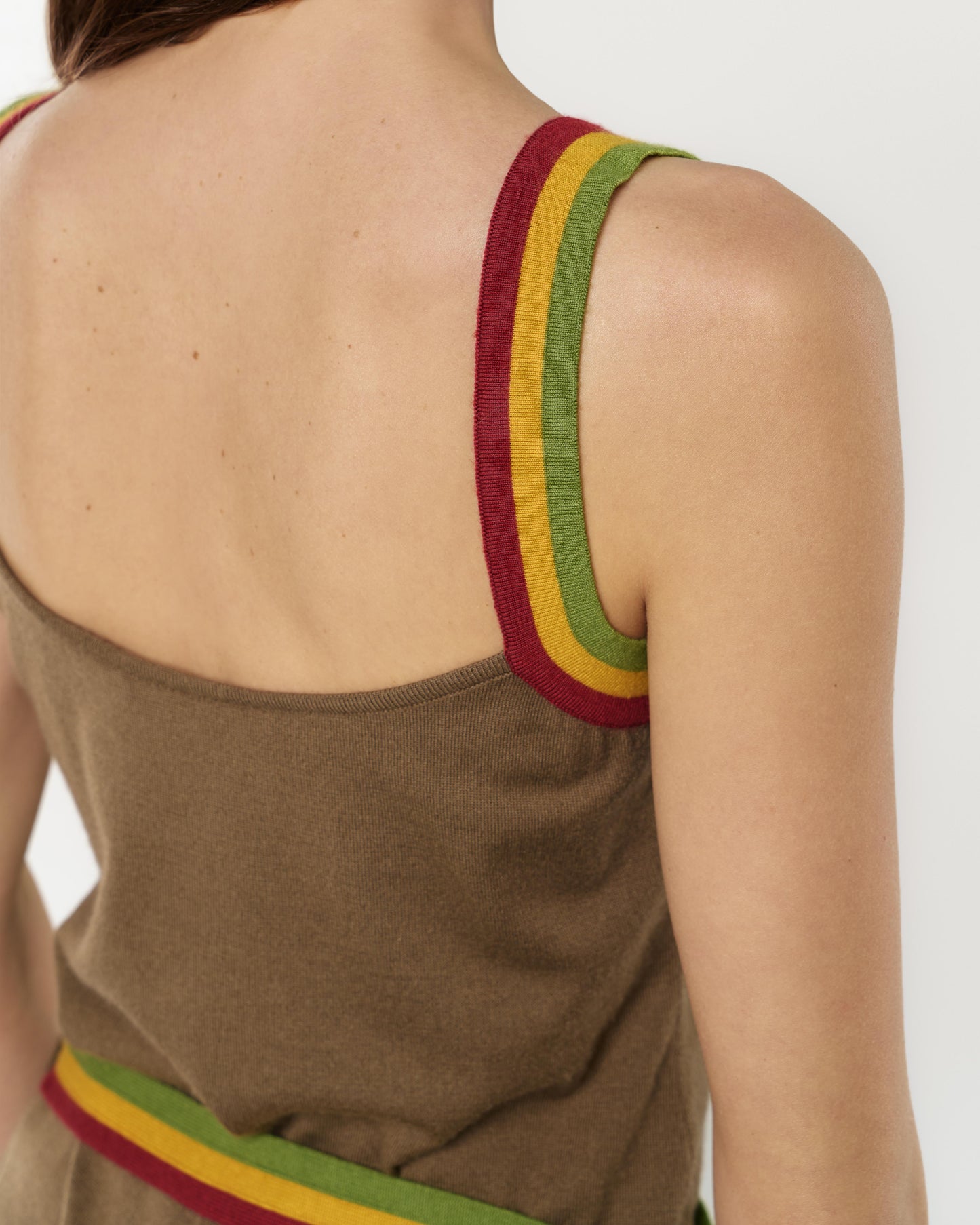 Dior Rasta No. 1 Knitted Belted Top