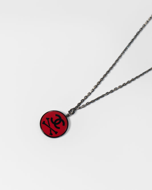 Chanel Cross Bone Necklace