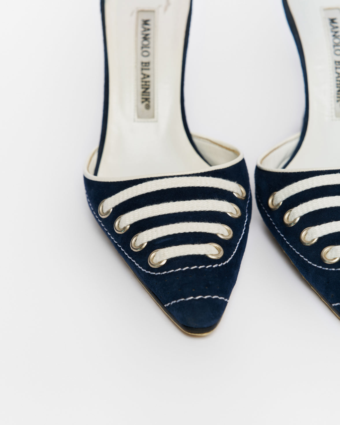 Manolo Blahnik Suede Sneaker Mule