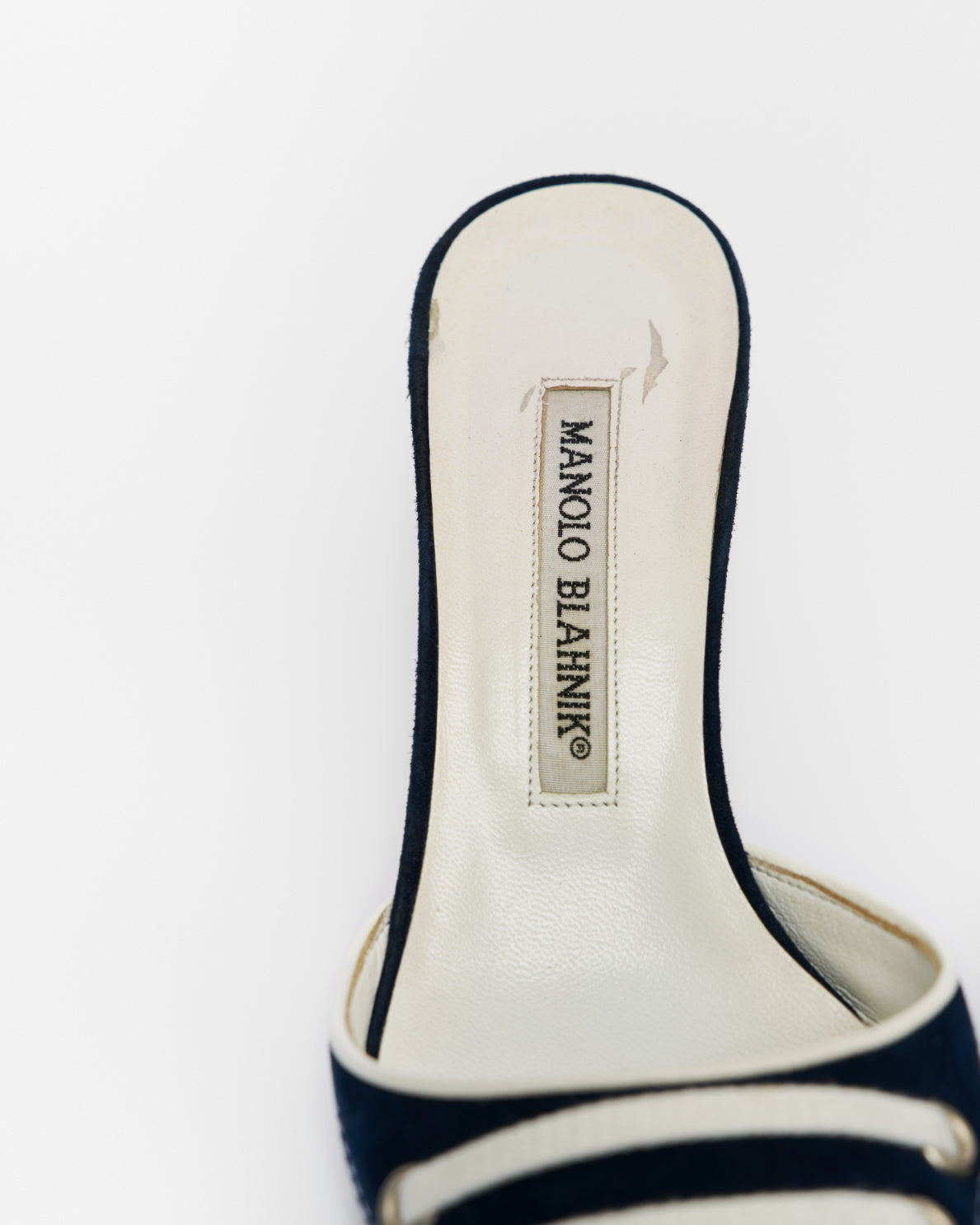 Manolo Blahnik Suede Sneaker Mule