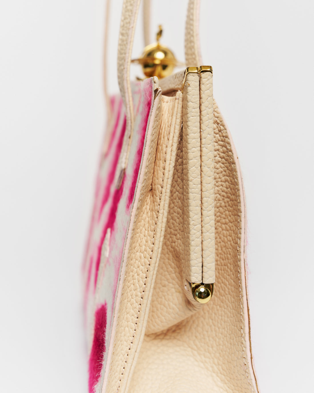 Vivienne Westwood pink leopard bag