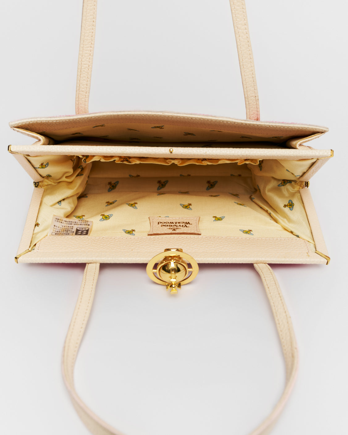 Vivienne Westwood pink leopard bag