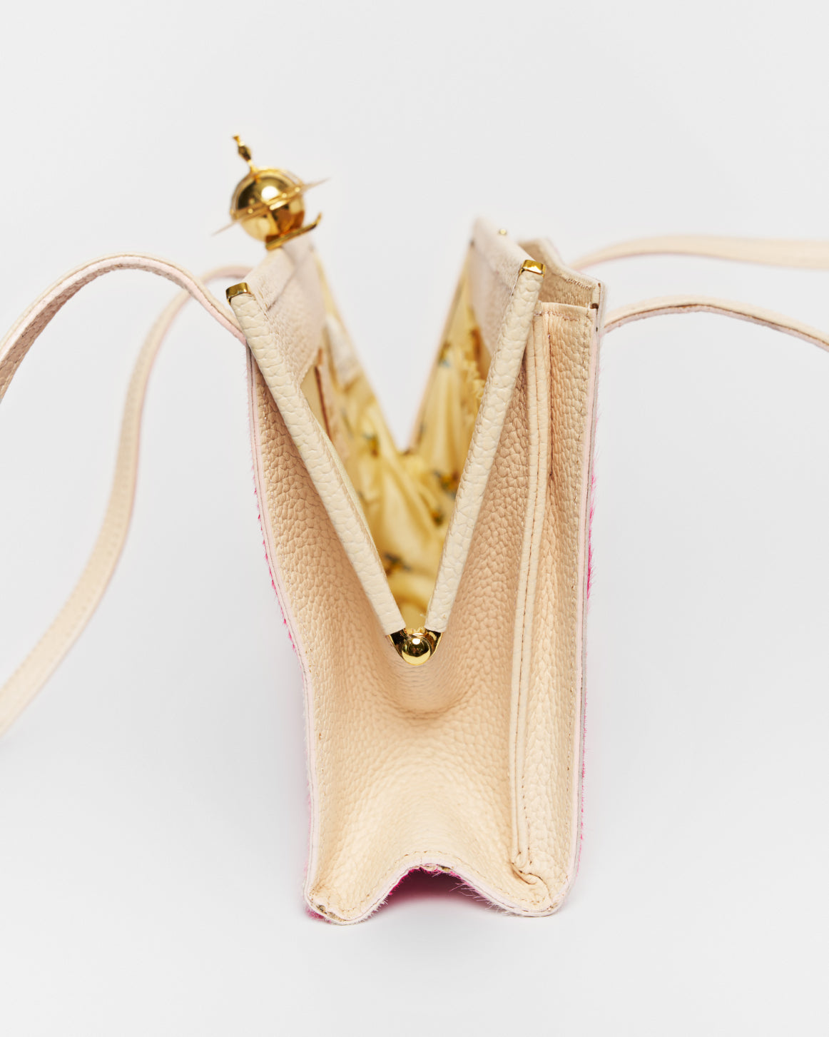 Vivienne Westwood pink leopard bag