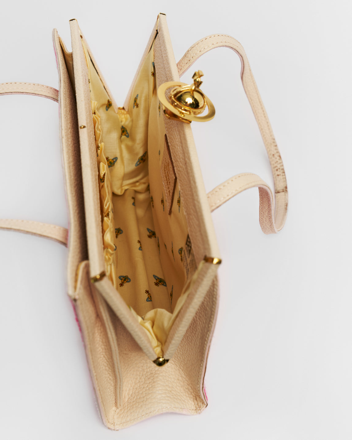 Vivienne Westwood pink leopard bag