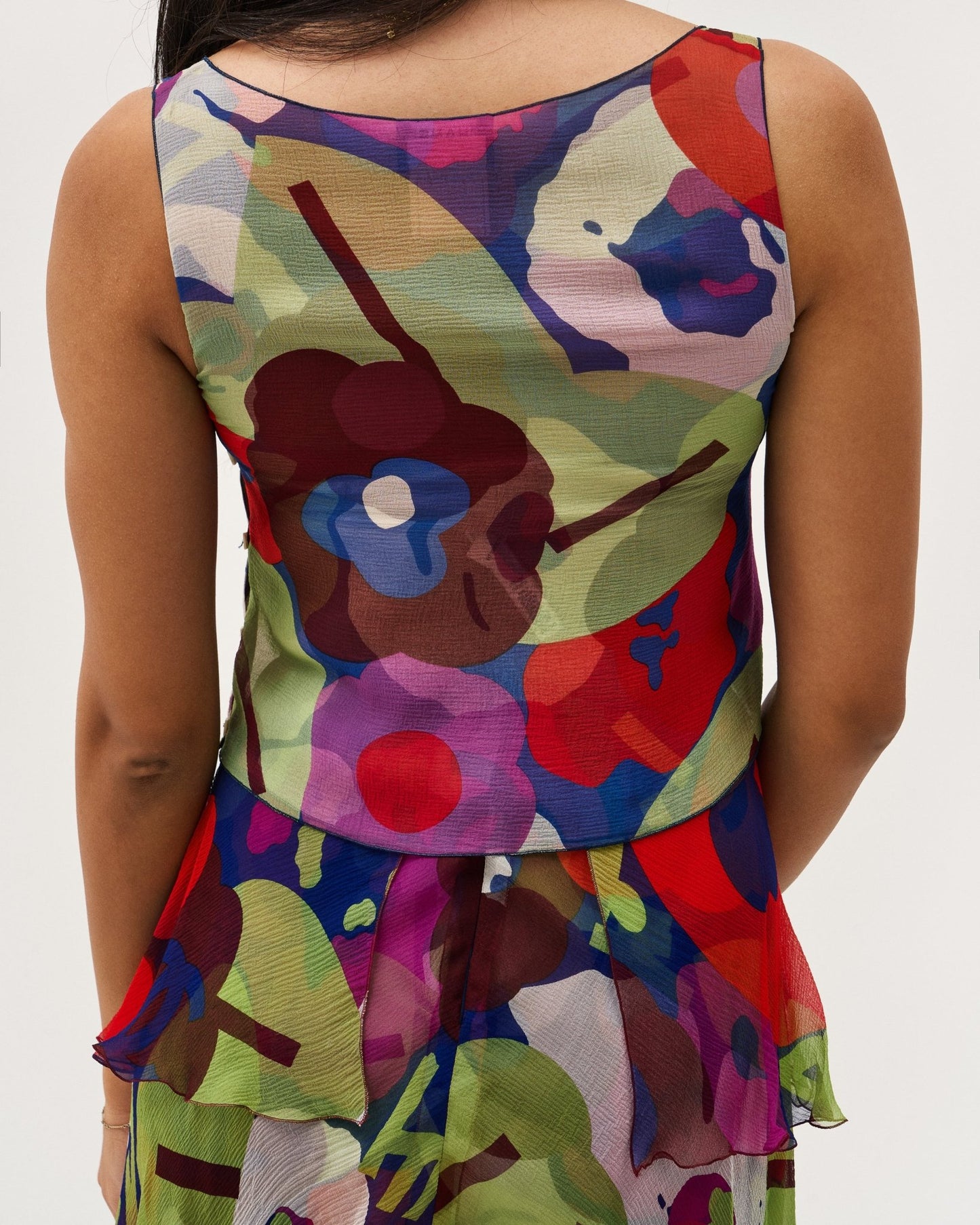Vintage Chanel Chiffon Top