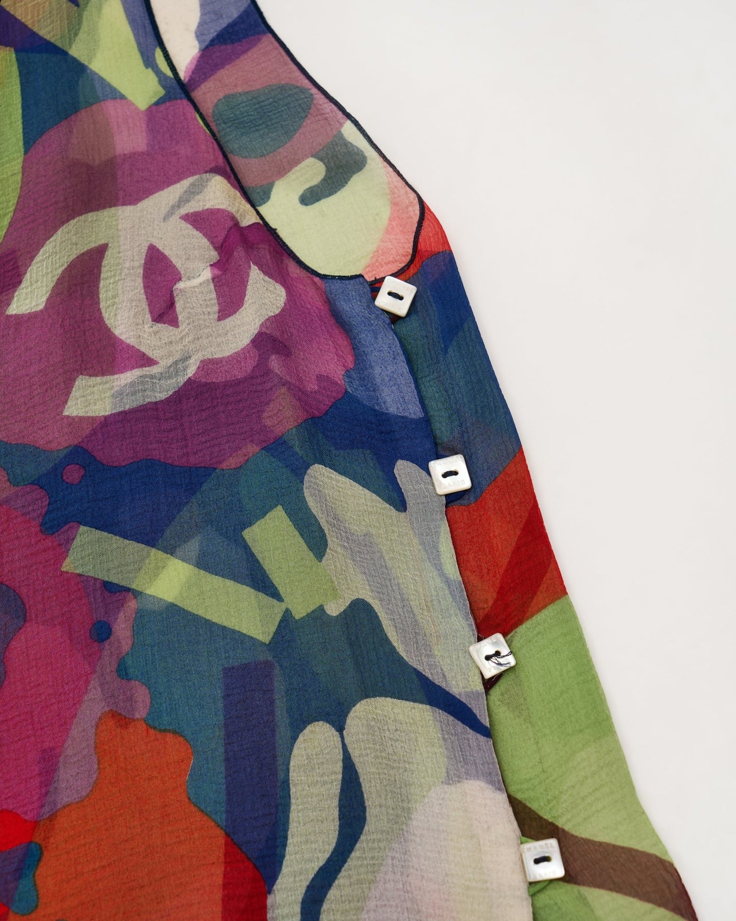 Vintage Chanel Chiffon Top