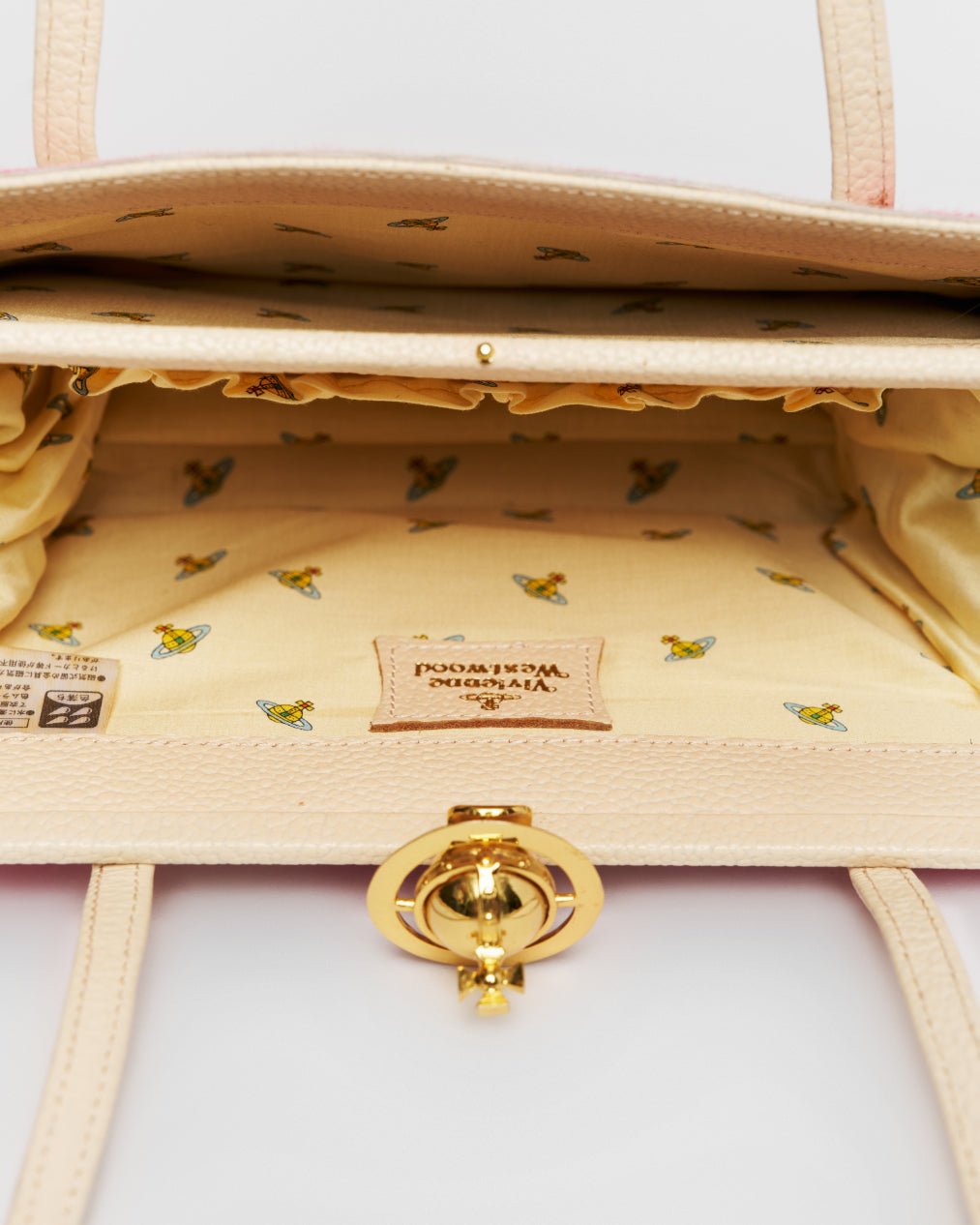 Vivienne Westwood pink leopard bag